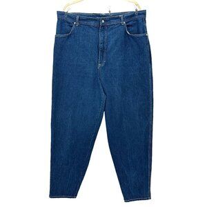 Vintage Pony Express Railroad Stripe Baggy Denim Jeans Womens 38